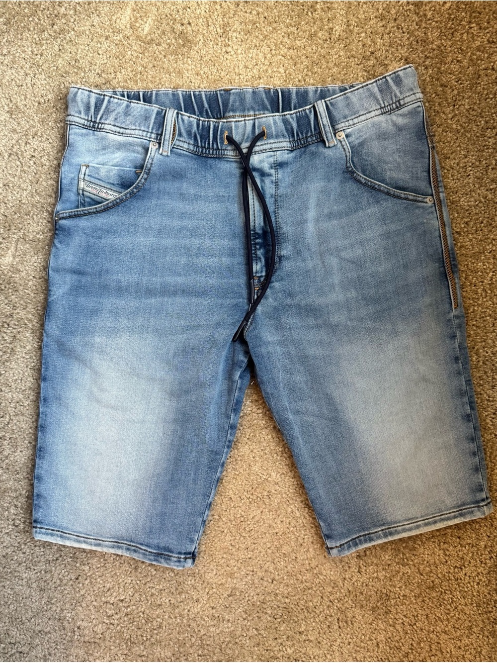 Diesel JoggJeans Men's Light Blue Denim Shorts